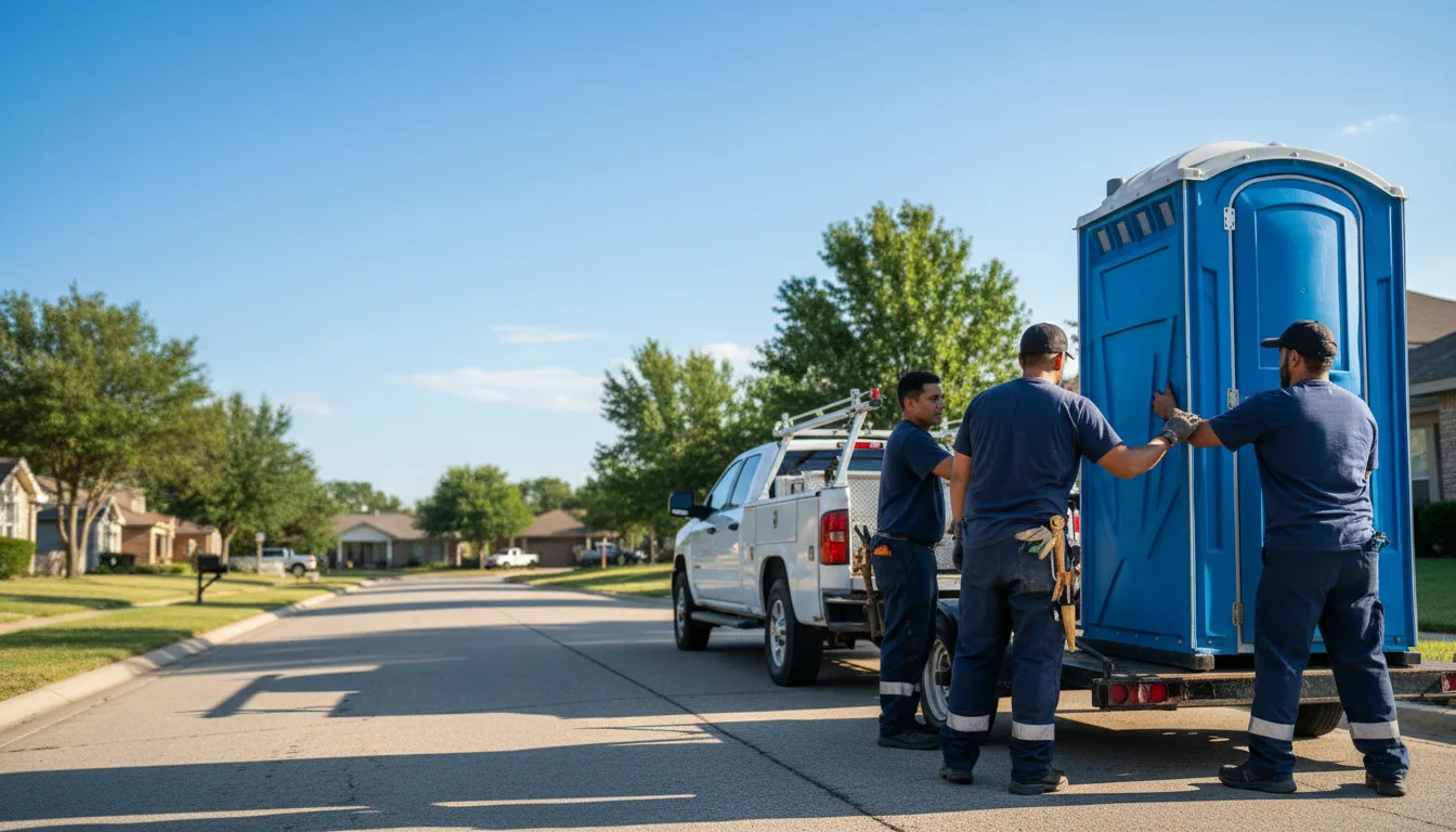 Portable Toilet Rental in Muldoon, TX near me